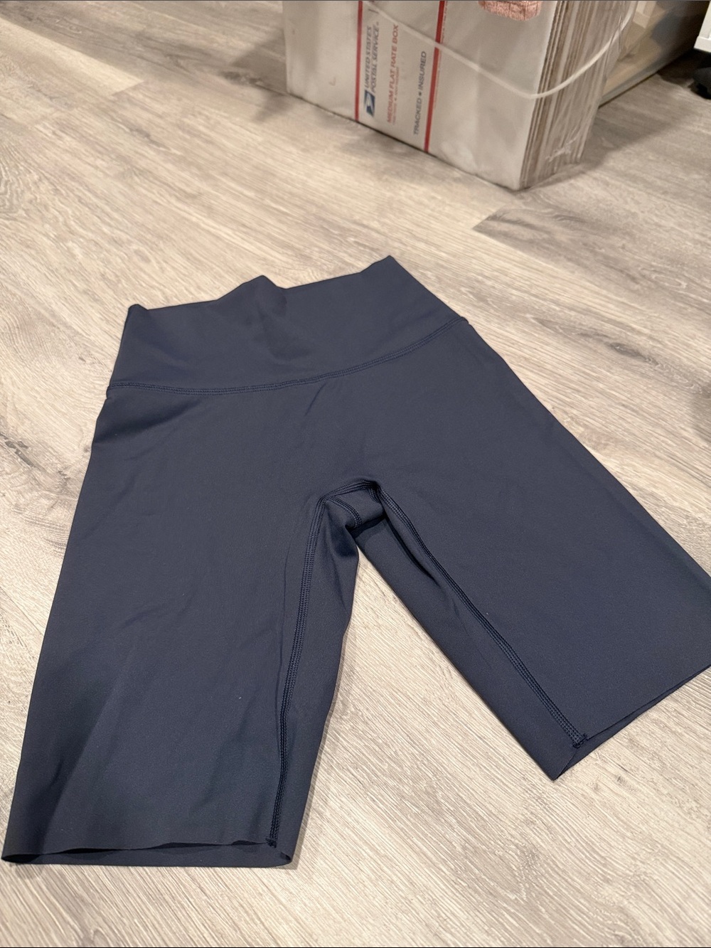 Offline by Aerie Dark Navy High-Rise Active Biker Shorts